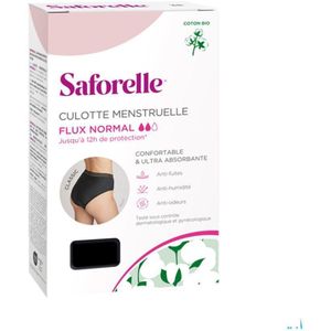 Menstruatieslip - Zwart - Biokatoen - Hypoallergeen