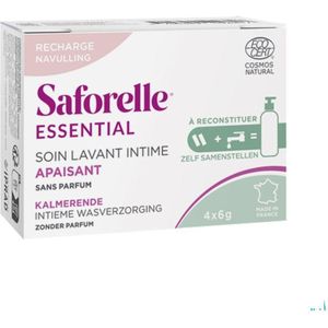 Navuldoos - Vaginale Wasgel - 4 Staafjes - Voor Herbruikbare Fles