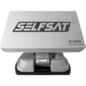 Selfsat Automatische campingantenne incl. iOS / Android bediening (Platte antenne, DVB-S / -S2), SAT Spiegels + SAT Antennes, Grijs