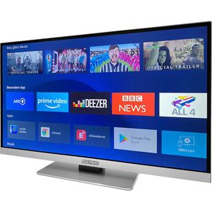 SELFSAT Smart TV LED 1255 (55 cm/22) frameloze tv met DVB-S2/C/T2 HD-tuner met wifi en Bluetooth