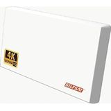 Selfsat - H22DQ+ - Platte Antenne - Wit - Verwisselbare Quattro LNB - 60 dB