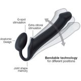 STRAP-ON-ME Strap-On Bendable – dubbele stimulatie – semi-realistische dildo – zonder harnas – vormgeheugen – ftalaatvrije silicone – hypoallergeen – maten XL – huidskleur