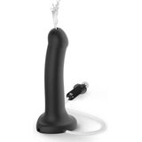 Strap-On-Me - Semi-Realistische Spuitende Dildo Sperma Zwart L