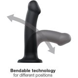 Strap-On-Me Semi-Realistische Dildo met zuignap - paars - maat L