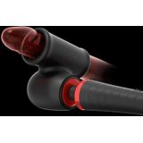 Man.Wand Extreme Powerwand Masturbator en Wand Vibrator met Opzetstukken - Zwart