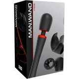 Man.Wand Extreme Powerwand Masturbator en Wand Vibrator met Opzetstukken - Zwart