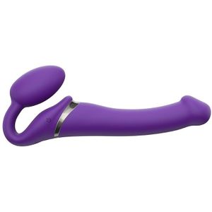 Strap-On-Me - Vibrating Bendable Strap-On M Purple