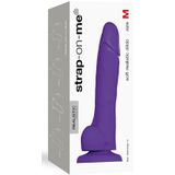 Strap-On-Me - Soft Realistic Dildo Met Zuignap - Paars