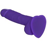 Strap-On-Me - Soft Realistic Dildo Met Zuignap - Paars