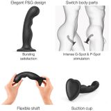 Strap-On-Me - Dildo Plug Voor G-spot En P-spot - Zwart