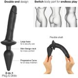 Strap-On-Me - Switch Plug-in Realistic Dildo Black S