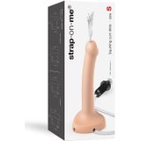 Strap-On-Me - Squirting Cum Dildo - Spuitende Dildo - Maat S - Lichte Huidskleur