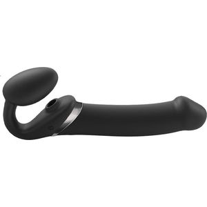 Strap-On-Me - Strap-on Multi Orgasm Remote Controlled 3 Motors Black S