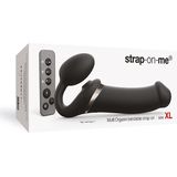 Strap-On-Me - Strap-on Multi Orgasm Remote Controlled 3 Motors Black XL