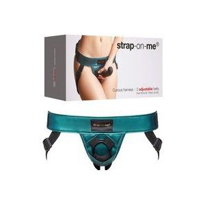 Strap-On-Me - Strap-on Harnas PVC Leatherette Curious - Metallic Groen