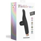 Love to Love Vibrating Tickle Me Vinger Vibrator - zwart