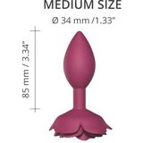 Love To Love - Open Roos Buttplug - Maat M – Rood