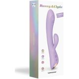 Love to Love BUNNY & CLYDE Rabbit Vibrator met tapping" functie - lila"