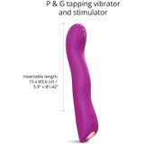 Love to Love - P-spot & G-spot Vibrator SWAP met tapping functie - dieproze