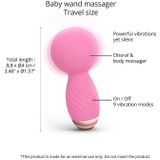 Love to Love - Itsy Bitsy - Mini Wand Vibrator - Roze