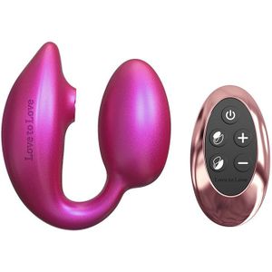 Love to Love - Wonderlover - Luchtdruk Vibrator en G-spot Vibrerend Eitje - Roze