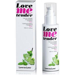 Love to Love - Love me Tender - Verwarmende Massageolie - Mojito - 100 ml