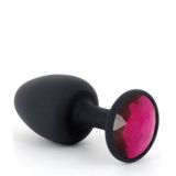 Dorcel Geisha Buttplug met bewegende metalen balletjes en paars kristal - Maat L