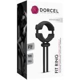 Dorcel - Fit Ring - Verstelbare Siliconen Cockring – Zwart