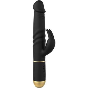 Dorcel - Furious Rabbit 2.0 - Roterende en Stotende Vibrator - Zwart