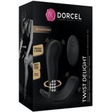 Dorcel Vibrerende Anale Plug TWIST DELIGHT - zwart