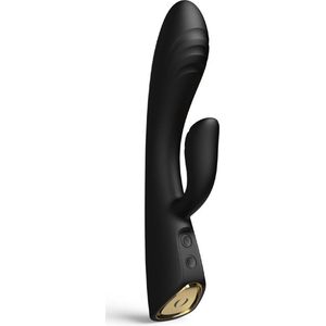 Dorcel - FLEXI RABBIT Verwarmde Tarzan Vibrator - Zwart