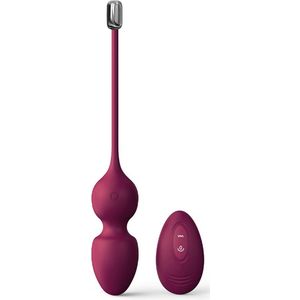 Dorcel Vibrerende Kegel Balls met afstandsbediening LOVE BALLS - plum