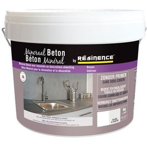 Résinence Decoratieve Plamuur Beton Mineral Wit 6kg | Tegelverf
