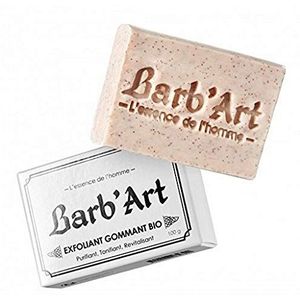 Barb'Art - Zachte amandel peeling zeep - Gezichtsreiniging - Alle huid - 100g