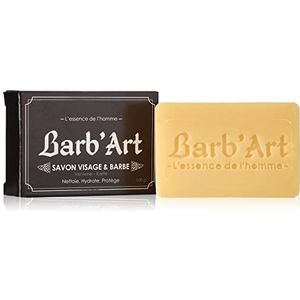 Barb'Art - Baardzeep & gezicht Karité & Verbena – gezichtsreiniging – alle huid – 100 g