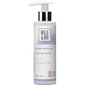 Belle&Bio - Micellaire lotion – zonder uitspoelen – gezicht/hals – alle huidtypes – Cosmos gecertificeerd door Ecocert – 200 ml