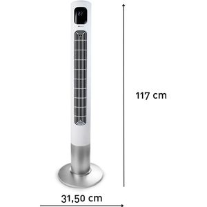 Cheqo ® Tafelventlator Zwart - Ventlator 30cm - Tafel Ventlator