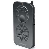 Muse - M01RS - Transitorradio - Zwart - Aux-input - Ingebouwde Luidsprekers