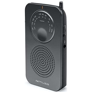 Muse - M01RS - Transitorradio - Zwart - Aux-input - Ingebouwde Luidsprekers