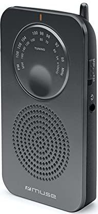 Muse - M01RS - Transitorradio - Zwart - Aux-input - Ingebouwde Luidsprekers
