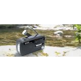 Muse - Mh-07 Ds - Radio - Zwart - Wereldontvanger met Stroomvoorziening