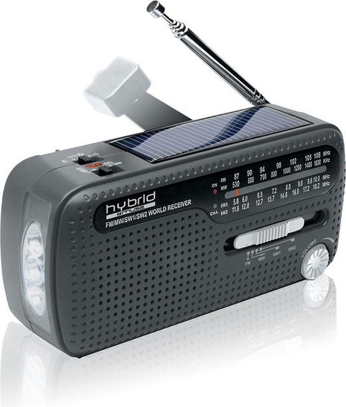 Muse - Mh-07 Ds - Radio - Zwart - Wereldontvanger met Stroomvoorziening