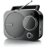 Muse - M-050 R Draagbare Radio - Rood - Compact - AM/FM Ontvangst