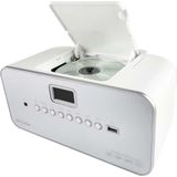 Muse M-28RDW - Draagbare Radio/CD/MP3-Speler - Wit - USB-Aansluiting