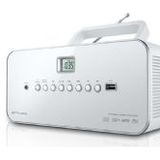 Muse M-28RDW - Draagbare Radio/CD/MP3-Speler - Wit - USB-Aansluiting