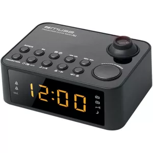 ITOMA CKS509 Projectiewekker – FM-radio, Dubbele Alarm, USB-lader, Temperatuur En Vochtigheid, Dimmer En Nachtlampje