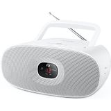 Muse - MD-202RDW - Draagbare Radio CD-Speler - Wit - FM, MW