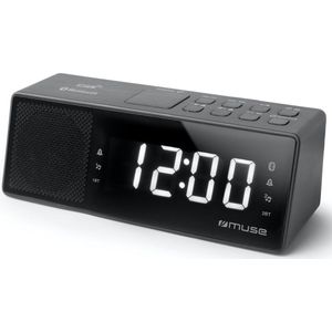 Muse M-172BT - Wekkerradio - Zwart - Bluetooth - USB
