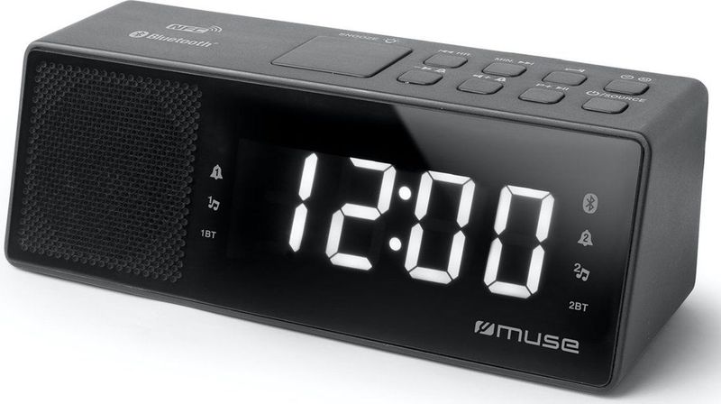 Muse M-172BT - Wekkerradio - Zwart - Bluetooth - USB