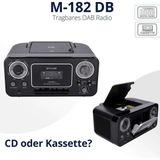 Muse - M-182 RDC - Radio - Zwart - Draagbaar - FM/MW - Cd-speler